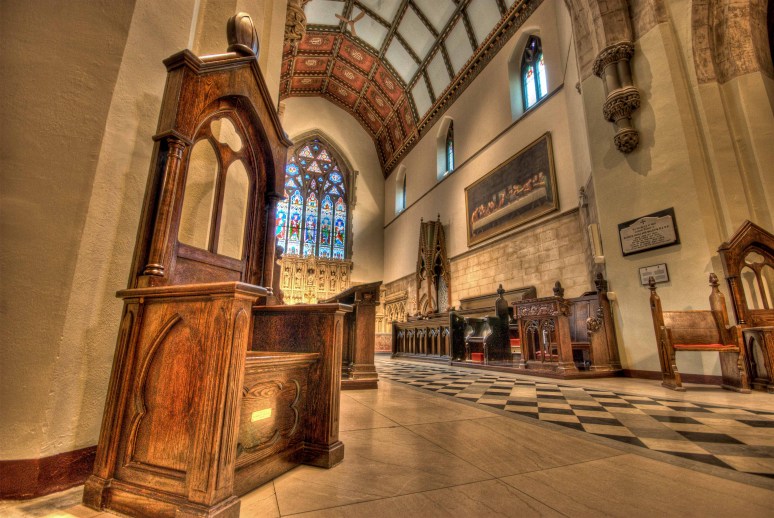 Inside the Christ Church Cathedral